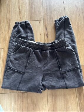 Sonoma Dark Gray Fleece Jogger Pants for Kids